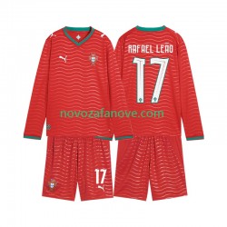 Nogometni Dres Portugal Rafael Leao 17 Dječji Domaći Svjetsko prvenstvo 2026 Dugim Rukavima