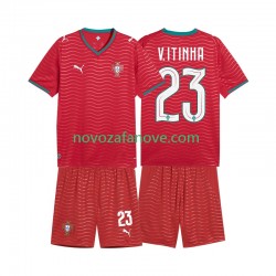 Nogometni Dres Portugal Vitinha 23 Dječji Domaći Svjetsko prvenstvo 2026 Kratkih Rukava