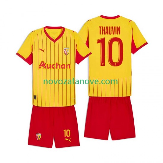 Nogometni Dres RC Lens Florian Thauvin 10 Dječji Domaći 2025-2026 Kratkih Rukava