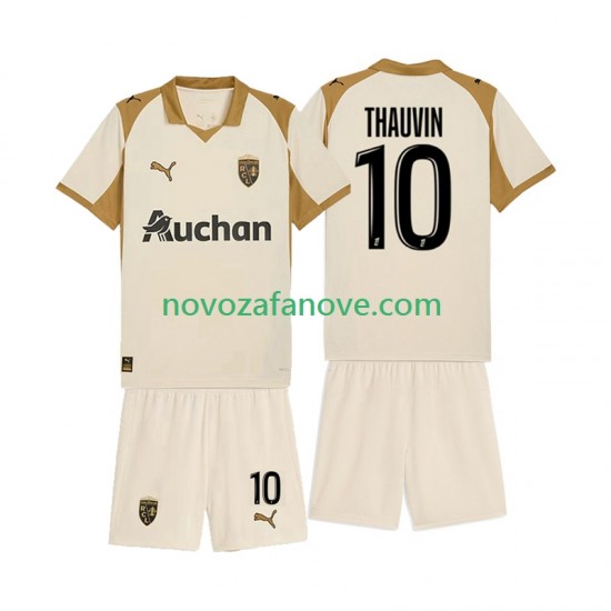 Nogometni Dres RC Lens Florian Thauvin 10 Dječji Treći 2025-2026 Kratkih Rukava
