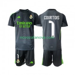 Nogometni Dres Real Madrid Thibaut Courtois 1 Golmanski Dječji Treći 2025-2026 Kratkih Rukava