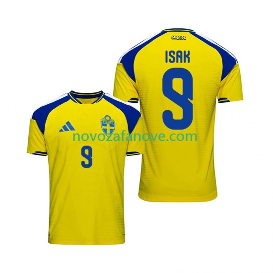 Nogometni Dres Švedska Isak 9 Muški Domaći 2026 Kratkih Rukava