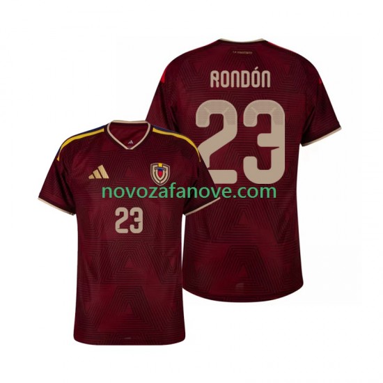 Nogometni Dres Venezuela Salomon Rondon 23 Muški Domaći 2026 Kratkih Rukava