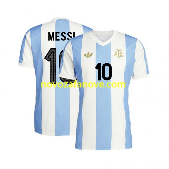 Nogometni Dres Argentina Lionel Messi 10 50 Anniversary Muški Domaći Kratkih Rukava