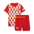 Nogometni Dres Girona Dječji Domaći 2024-2025 Kratkih Rukava