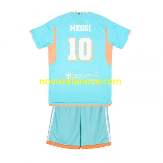 Nogometni Dres Inter Miami Lionel Messi 10 Dječji Treći 2024-2025 Kratkih Rukava