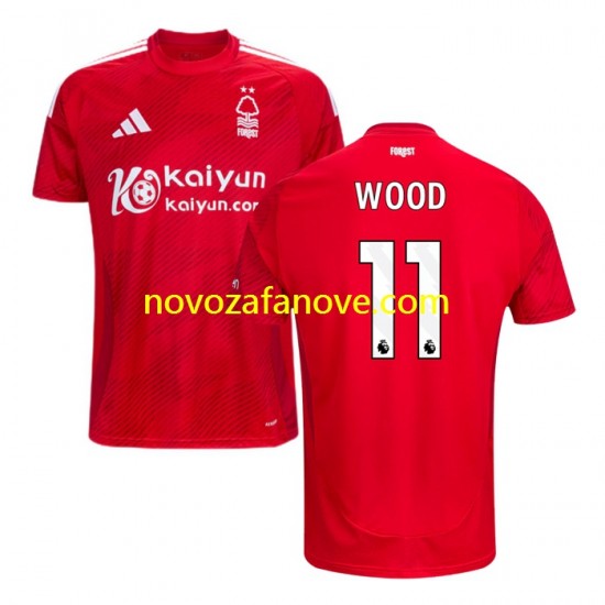 Nogometni Dres Nottingham Forest Chris Wood 11 Muški Domaći 2024-2025 Kratkih Rukava