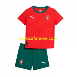 Nogometni Dres Portugal Dječji Domaći 2025 Kratkih Rukava