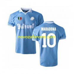 Nogometni Dres Napoli SSC MARADONA 10 1986 Retro Muški Domaći Kratkih Rukava