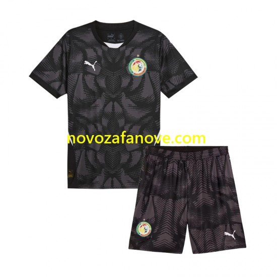 Nogometni Dres Senegal Golmanski Dječji Gostujući 2025 Kratkih Rukava