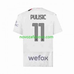 Nogometni Dres AC Milan Christian Pulisic 11 Muški Gostujući 2023-2024 Kratkih Rukava