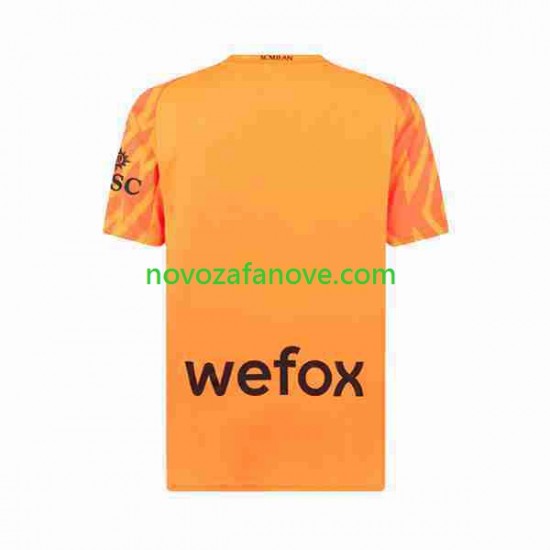 Nogometni Dres AC Milan Golmanski Muški Gostujući 2023-2024 Kratkih Rukava