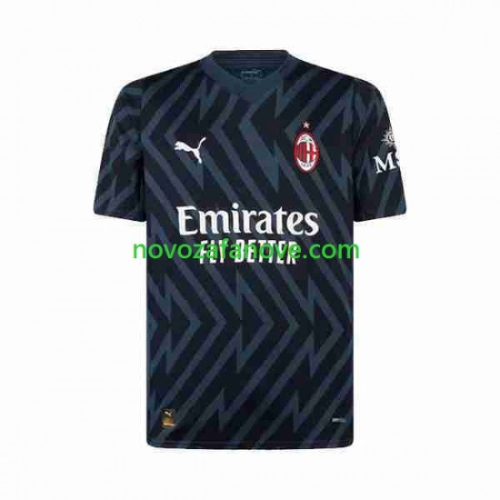 Nogometni Dres AC Milan Mike Maignan 16 Golmanski Muški Treći 2023-2024 Kratkih Rukava