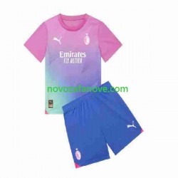 Nogometni Dres AC Milan Dječji Treći 2023-2024 Kratkih Rukava