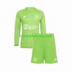 Nogometni Dres AFC Ajax Golmanski Dječji Domaći 2023-2024 Dugim Rukavima