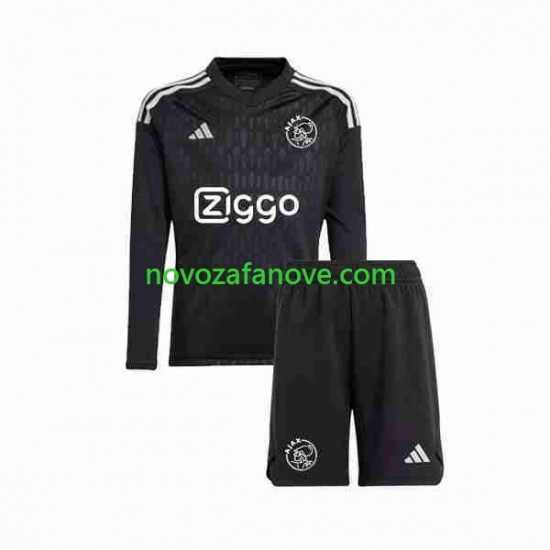 Nogometni Dres AFC Ajax Golmanski Dječji Treći 2023-2024 Dugim Rukavima