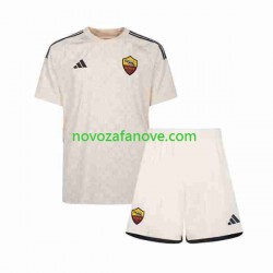 Nogometni Dres Roma Dječji Gostujući 2023-2024 Kratkih Rukava