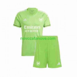 Nogometni Dres Arsenal Golmanski Dječji Treći 2023-2024 Kratkih Rukava