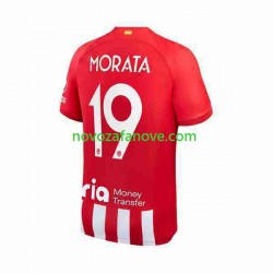 Nogometni Dres Atlético Madrid 2 Alvaro Morata 19 Muški Domaći 2023-2024 Kratkih Rukava