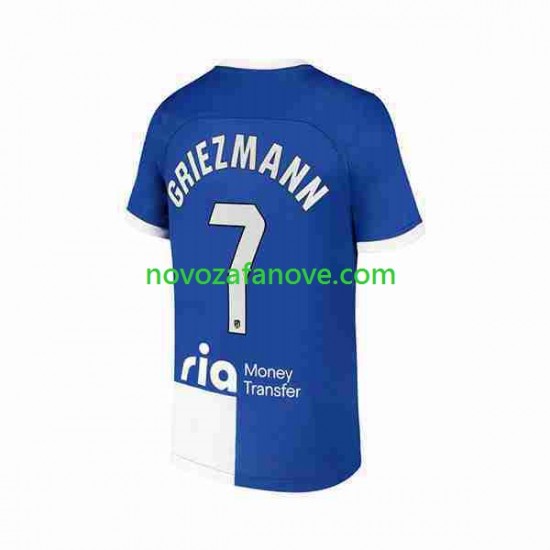 Nogometni Dres Atlético Madrid 2 Antoine Griezmann 7 Muški Gostujući 2023-2024 Kratkih Rukava