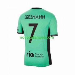 Nogometni Dres Atlético Madrid 2 Antoine Griezmann 7 Muški Treći 2023-2024 Kratkih Rukava