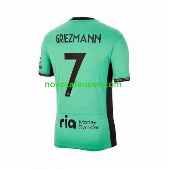Nogometni Dres Atlético Madrid 2 Antoine Griezmann 7 Muški Treći 2023-2024 Kratkih Rukava