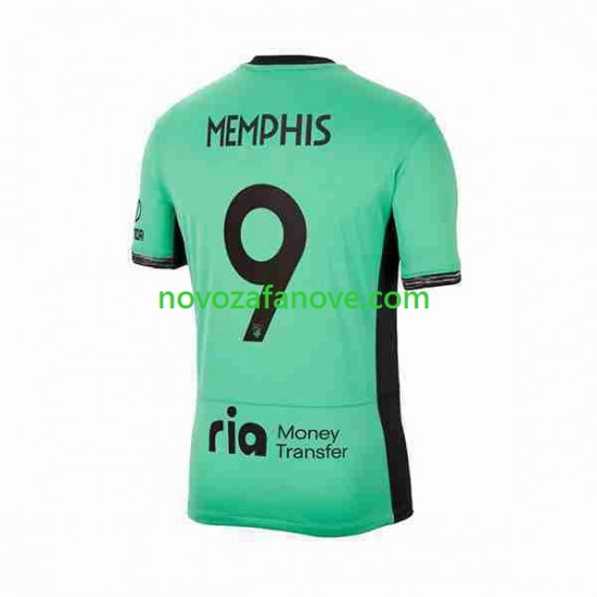 Nogometni Dres Atlético Madrid 2 Memphis Depay 9 Muški Treći 2023-2024 Kratkih Rukava