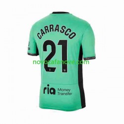 Nogometni Dres Atlético Madrid 2 Yannick Carrasco 21 Muški Treći 2023-2024 Kratkih Rukava
