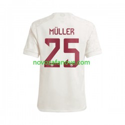 Nogometni Dres FC Bayern München Thomas Muller 25 Muški Treći 2023-2024 Kratkih Rukava