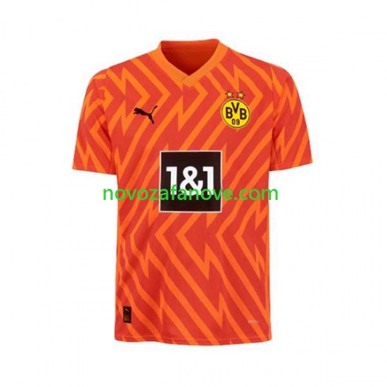 Nogometni Dres Borussia Dortmund Golmanski Muški Gostujući 2023-2024 Kratkih Rukava