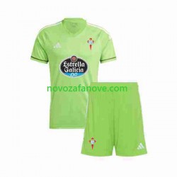 Nogometni Dres Celta de Vigo Golmanski Dječji Domaći 2023-2024 Kratkih Rukava