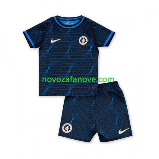 Nogometni Dres Chelsea Dječji Gostujući 2023-2024 Kratkih Rukava