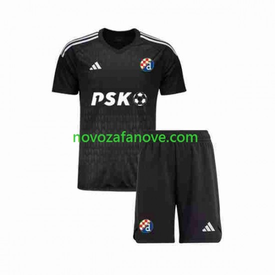 Nogometni Dres GNK Dinamo Zagreb Golmanski Dječji Gostujući 2023-2024 Kratkih Rukava