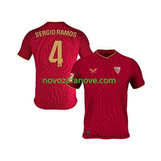 Nogometni Dres Sevilla FC Sergio Ramos 4 Muški Gostujući 2023-2024 Kratkih Rukava