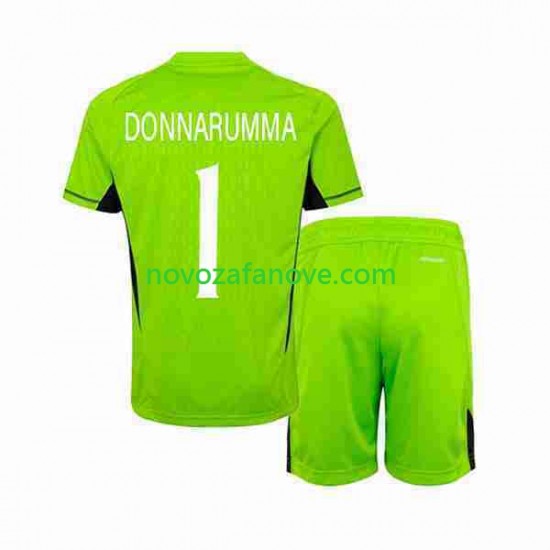 Nogometni Dres Italija Donnarumma 1 Golmanski Dječji Domaći 2023 Kratkih Rukava