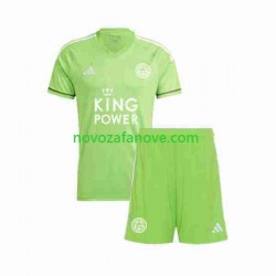 Nogometni Dres Leicester City Golmanski Dječji Gostujući 2023-2024 Kratkih Rukava