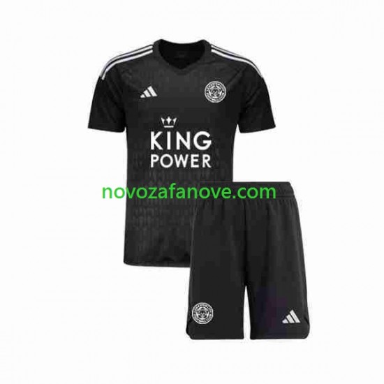 Nogometni Dres Leicester City Golmanski Dječji Treći 2023-2024 Kratkih Rukava