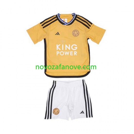 Nogometni Dres Leicester City Dječji Treći 2023-2024 Kratkih Rukava