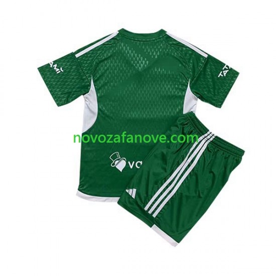 Nogometni Dres Maccabi Haifa Dječji Domaći 2023-2024 Kratkih Rukava