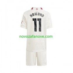 Nogometni Dres Manchester United Rasmus Hojlund 11 Dječji Treći 2023-2024 Kratkih Rukava