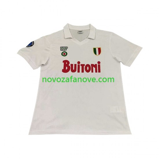 Nogometni Dres Napoli 1987 1988 Retro Muški Gostujući Kratkih Rukava