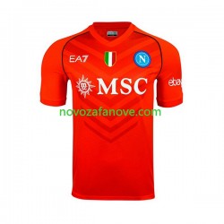 Nogometni Dres Napoli Golmanski Muški Domaći 2023-2024 Kratkih Rukava