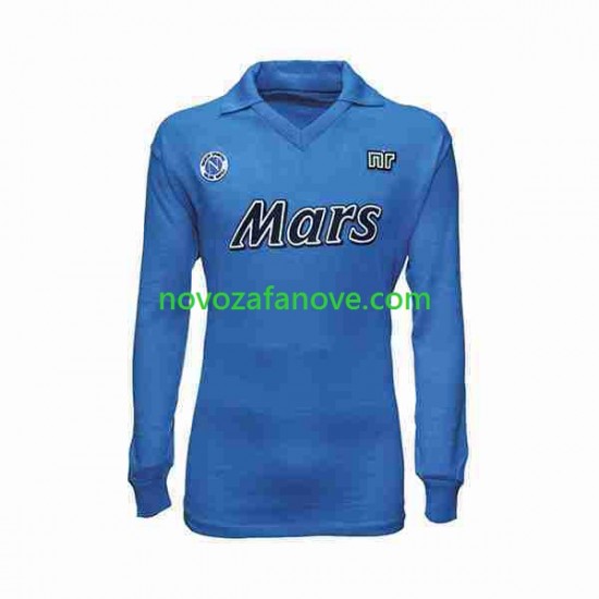 Nogometni Dres Napoli 1989 1990 Retro Muški Domaći Dugim Rukavima