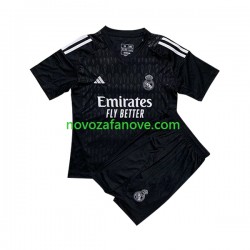 Nogometni Dres Real Madrid Golmanski Dječji Gostujući 2023-2024 Kratkih Rukava