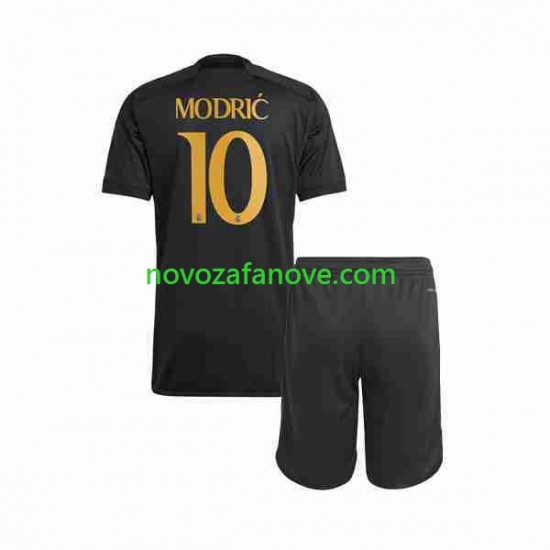 Nogometni Dres Real Madrid Modrić Luka 10 Dječji Treći 2023-2024 Kratkih Rukava