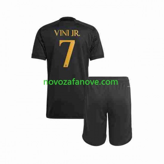 Nogometni Dres Real Madrid Vini Jr 7 Dječji Treći 2023-2024 Kratkih Rukava