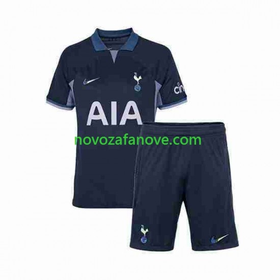 Nogometni Dres Tottenham Hotspur Dječji Gostujući 2023-2024 Kratkih Rukava
