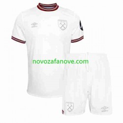 Nogometni Dres West Ham United Dječji Gostujući 2023-2024 Kratkih Rukava