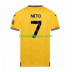 Nogometni Dres Wolverhampton Wanderers NETO 7 Muški Domaći 2023-2024 Kratkih Rukava