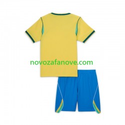 Nogometni Dres Brazil Dječji Domaći Svjetsko prvenstvo 2026 Kratkih Rukava
